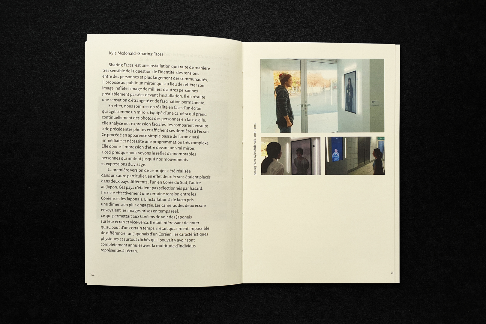 Installations interactives mémoire (master), édition, image 7, 2019, Sybille Clemente, designer graphique.